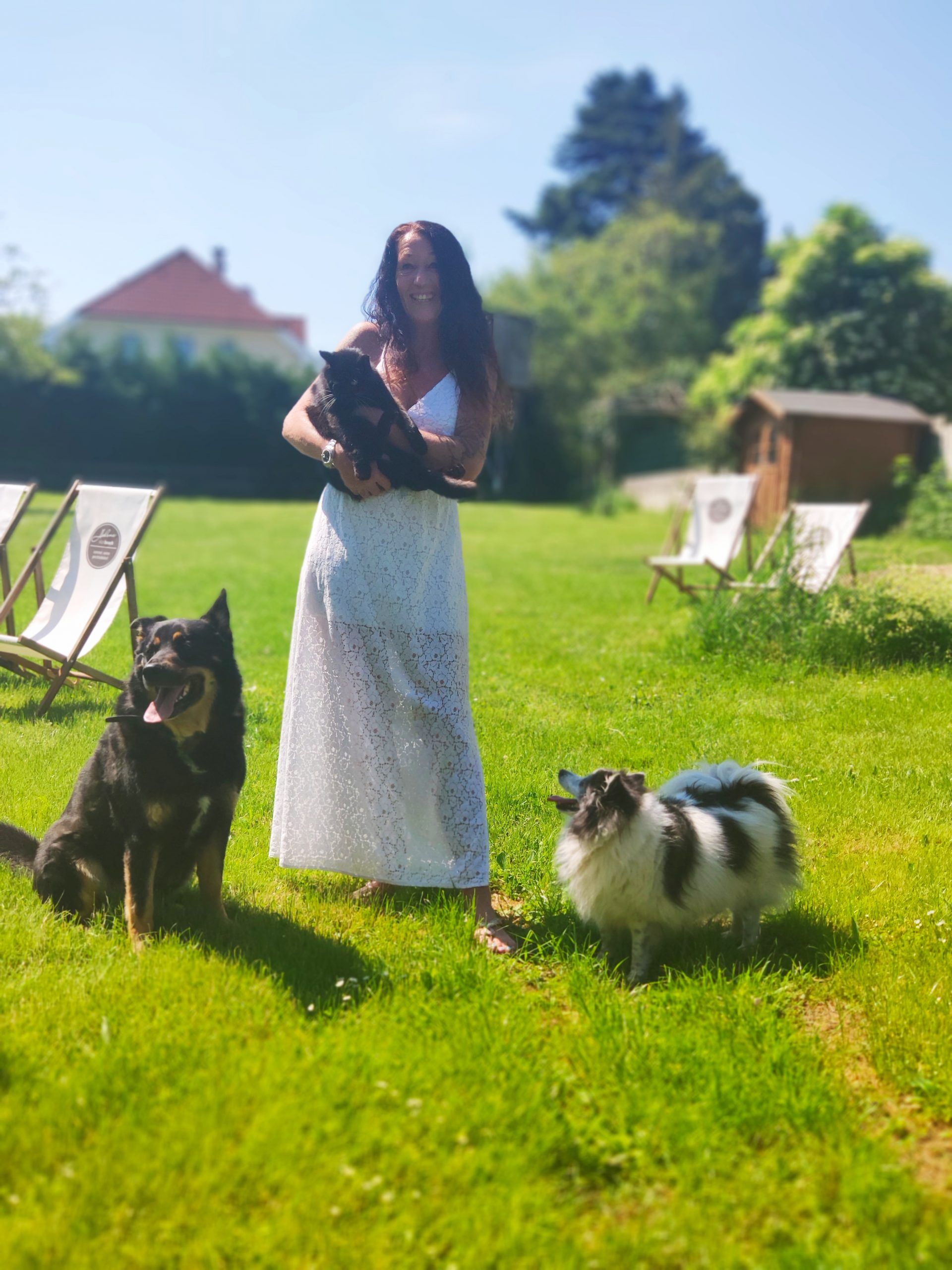 Sommerlounge im Garten der Helene